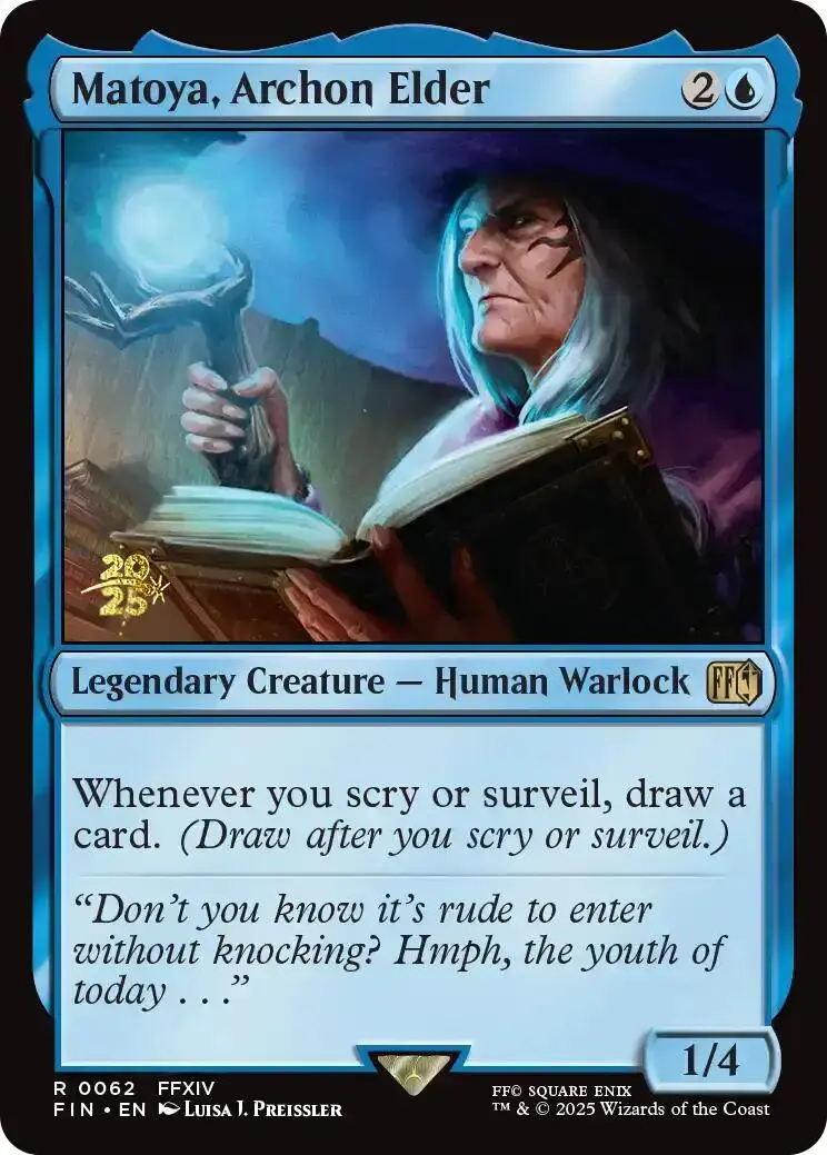 Matoya, Archon Elder [Final Fantasy Prerelease Promo] 1