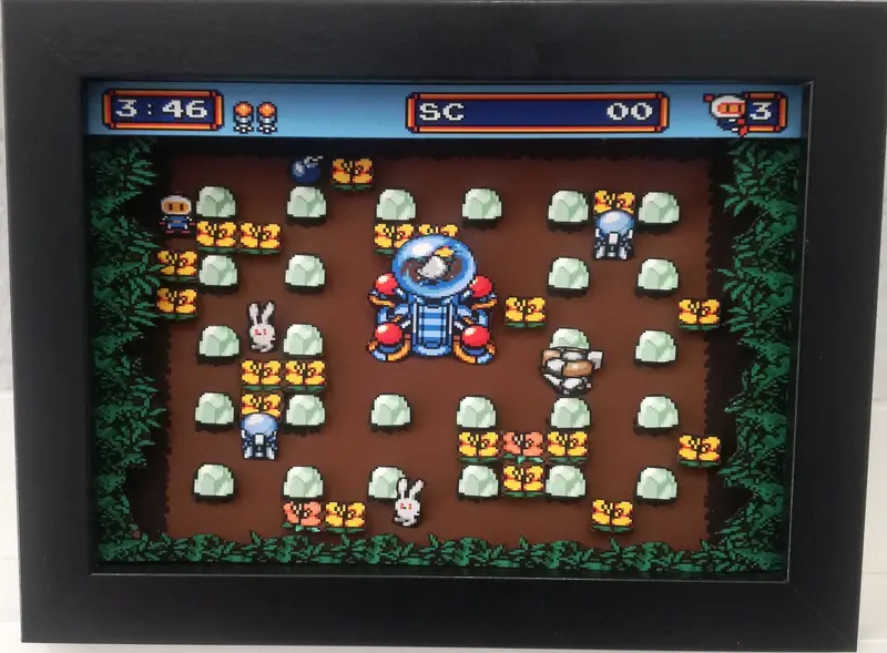Mega Bomberman Diorama 1
