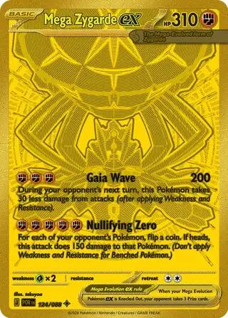 Mega Zygarde Ex (124/088) [Mega Evolution: Perfect Order] 1