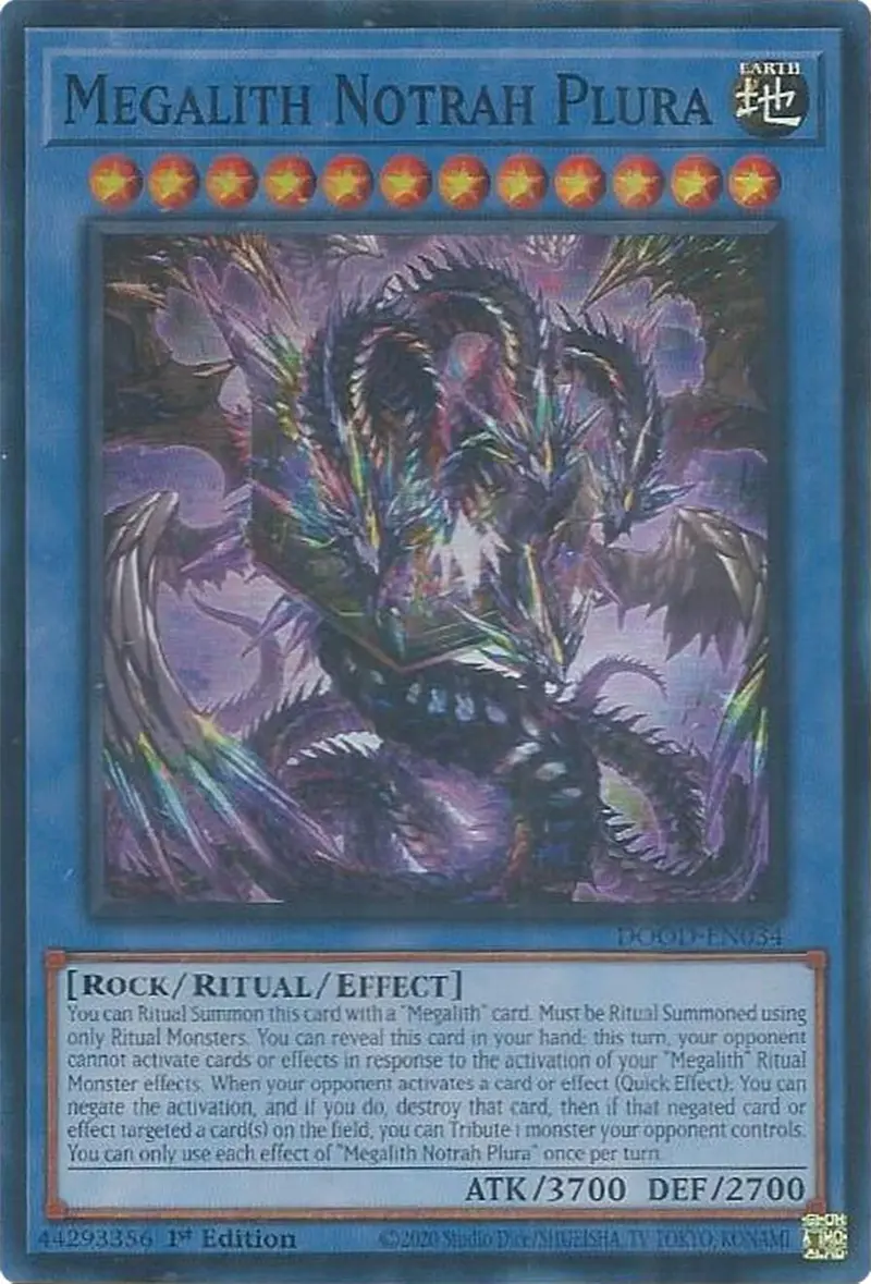 Megalith Notrah Plura [Dood-En034] Super Rare 1