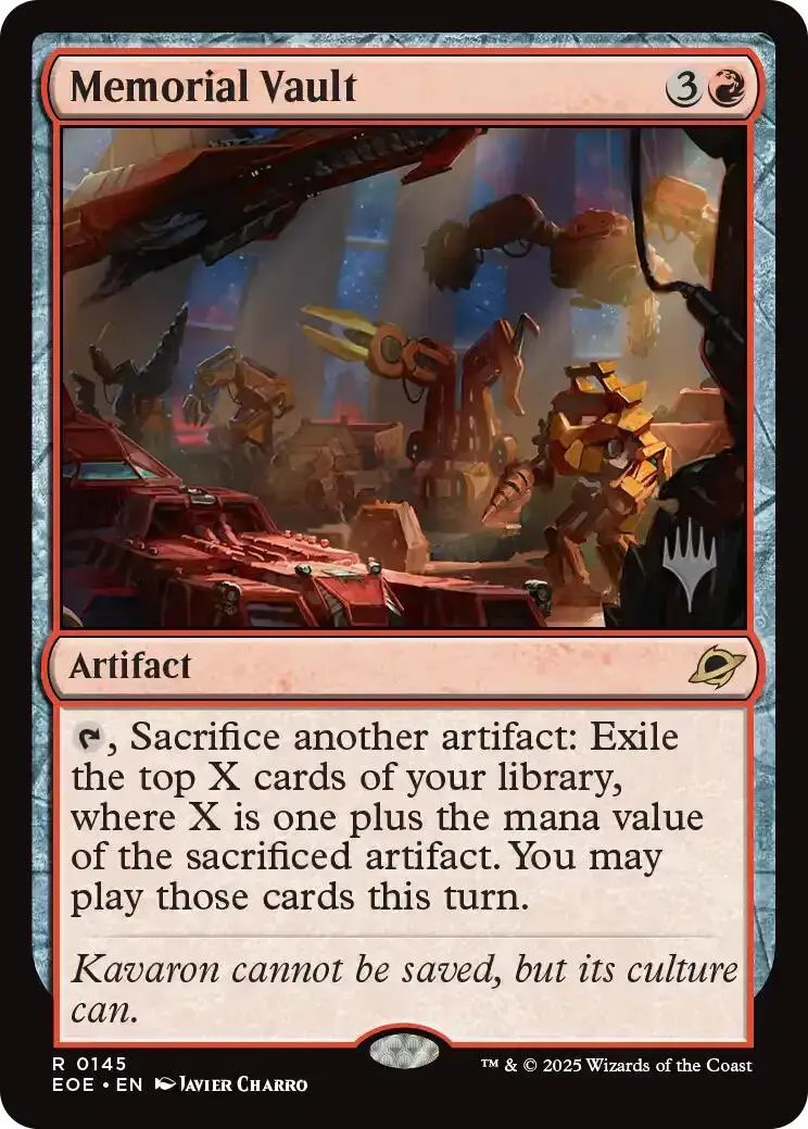 Memorial Vault (Promo Pack) [Edge Of Eternities Promo Pack] 1