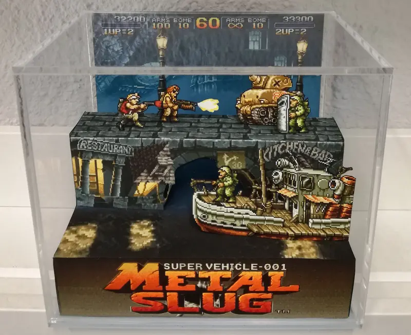 Metal Slug 1 Cubic Diorama 1