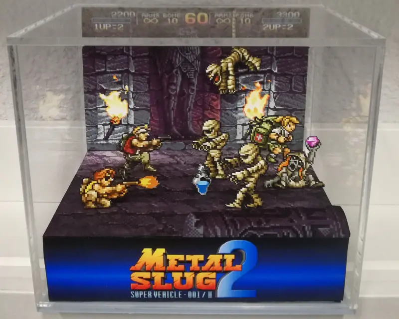 Metal Slug 2 Cubic Diorama 1