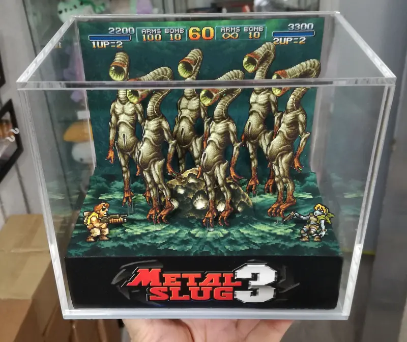 Metal Slug 3 Aliens Cubic Diorama 2