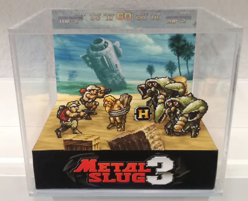 Metal Slug 3 Cubic Diorama 1