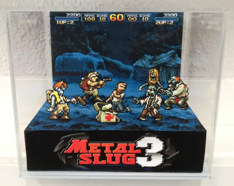 Metal Slug 3 Zombies Cubic Diorama 1