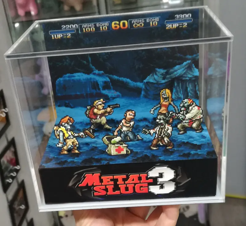 Metal Slug 3 Zombies Cubic Diorama 2