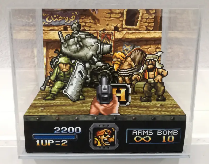 Metal Slug First Person Cubic Diorama 1