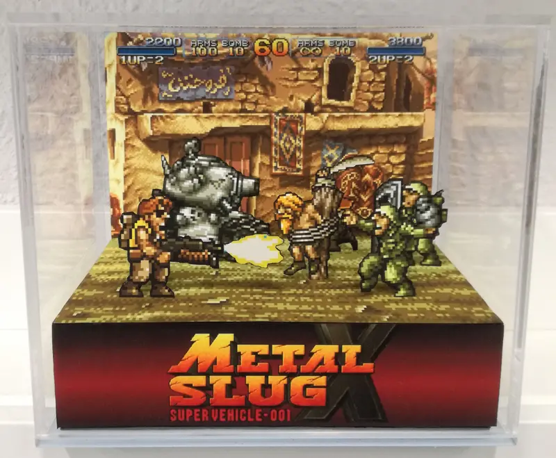 Metal Slug X Cubic Diorama 1