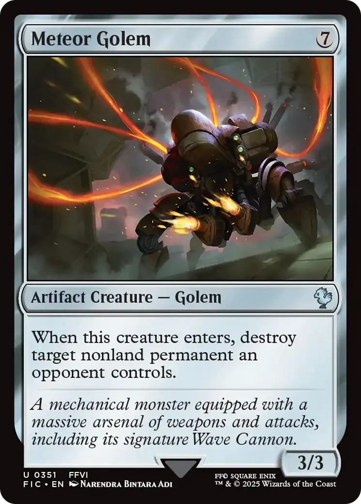 Meteor Golem [Final Fantasy Commander] 1