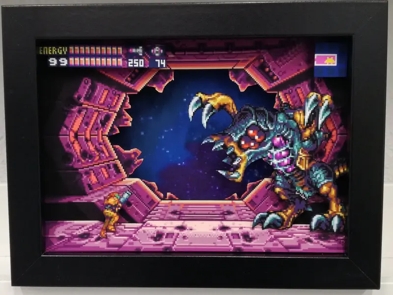 Metroid Fusion Diorama 1