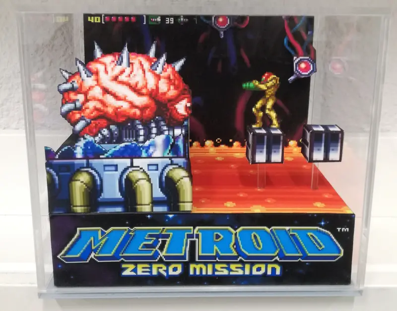 Metroid Zero Mission Cubic Diorama 1