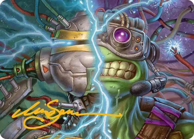 Mind Transfer Protocol Art Card (Gold-Stamped Signature) [Teenage Mutant Ninja Turtles Art Series] 1