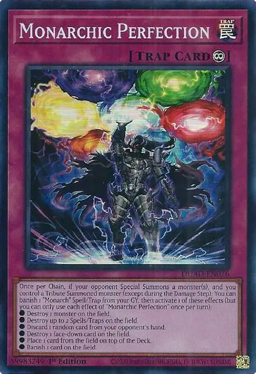 Monarchic Perfection [Duad-En076] Super Rare 1