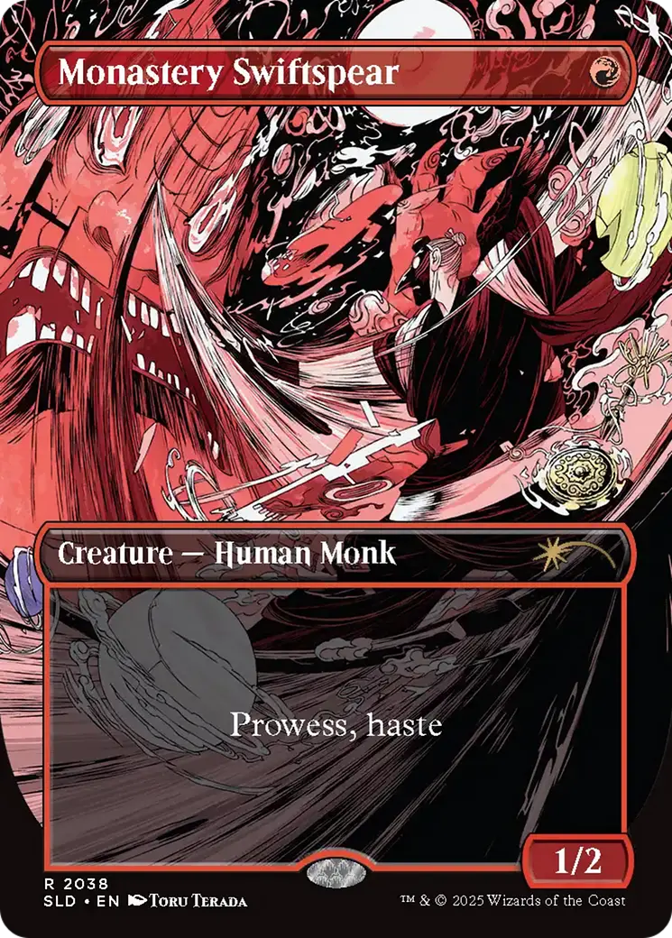 Monastery Swiftspear (2038) (Rainbow Foil) [Secret Lair Drop Series] 1
