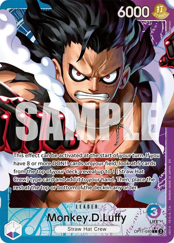 Monkey.D.Luffy (040) (Alternate Art) [A Fist Of Divine Speed] 1
