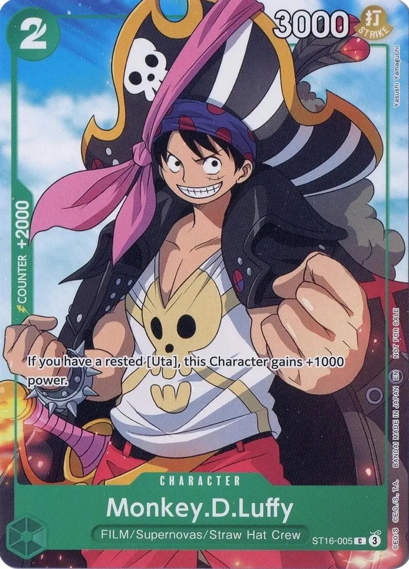 Monkey.D.Luffy (Welcome Pack Vol. 2) [One Piece Promotion Cards] 1