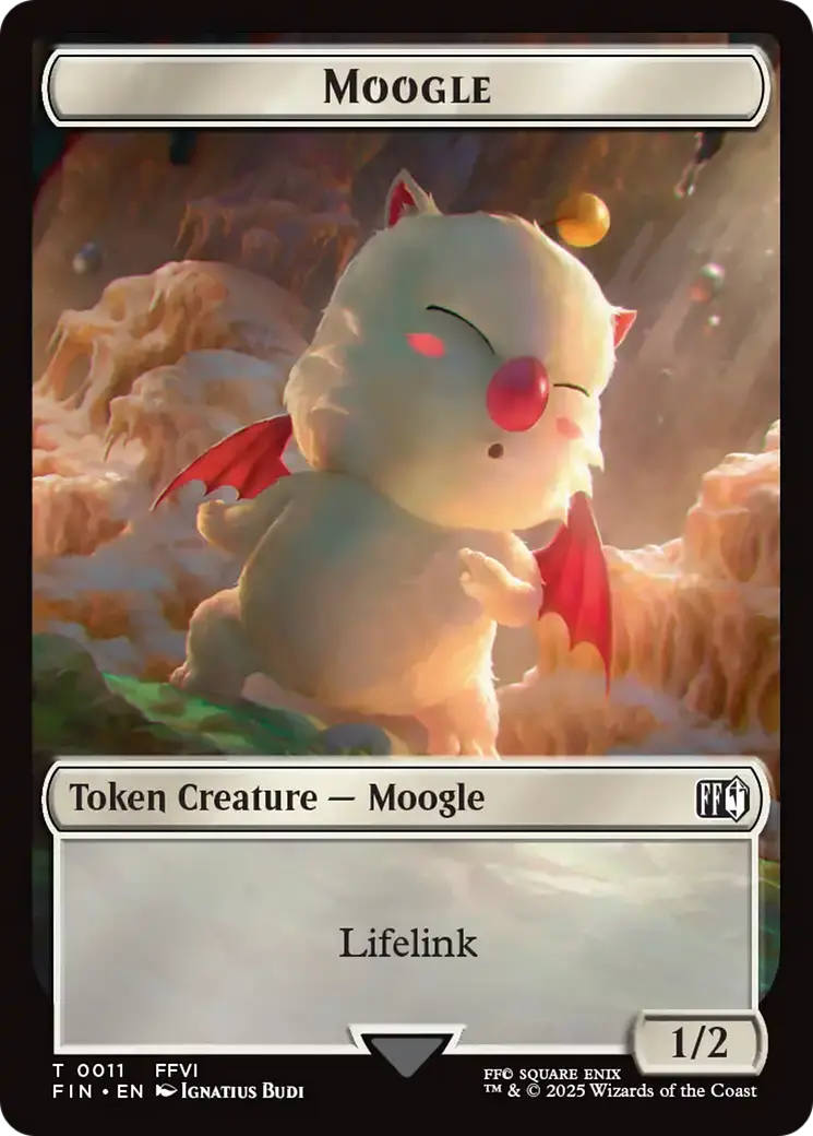 Moogle (0011) // Copy (0001) Double-Sided Token [Final Fantasy Tokens] 1
