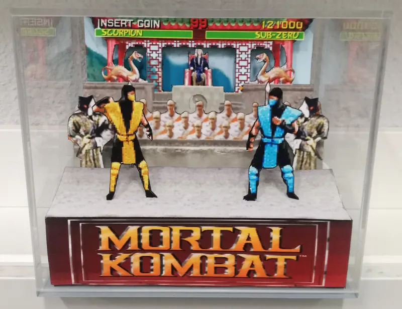 Mortal Kombat Cubic Diorama 1