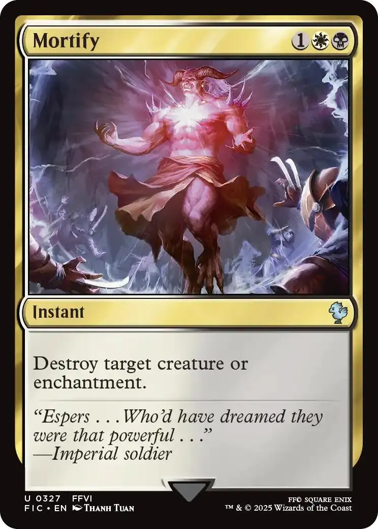 Mortify (Surge Foil) [Final Fantasy Commander] 1