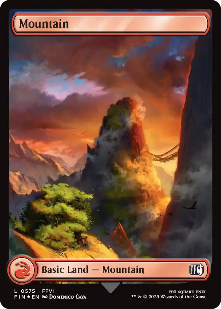 Mountain (0575) (Surge Foil) [Final Fantasy] 1