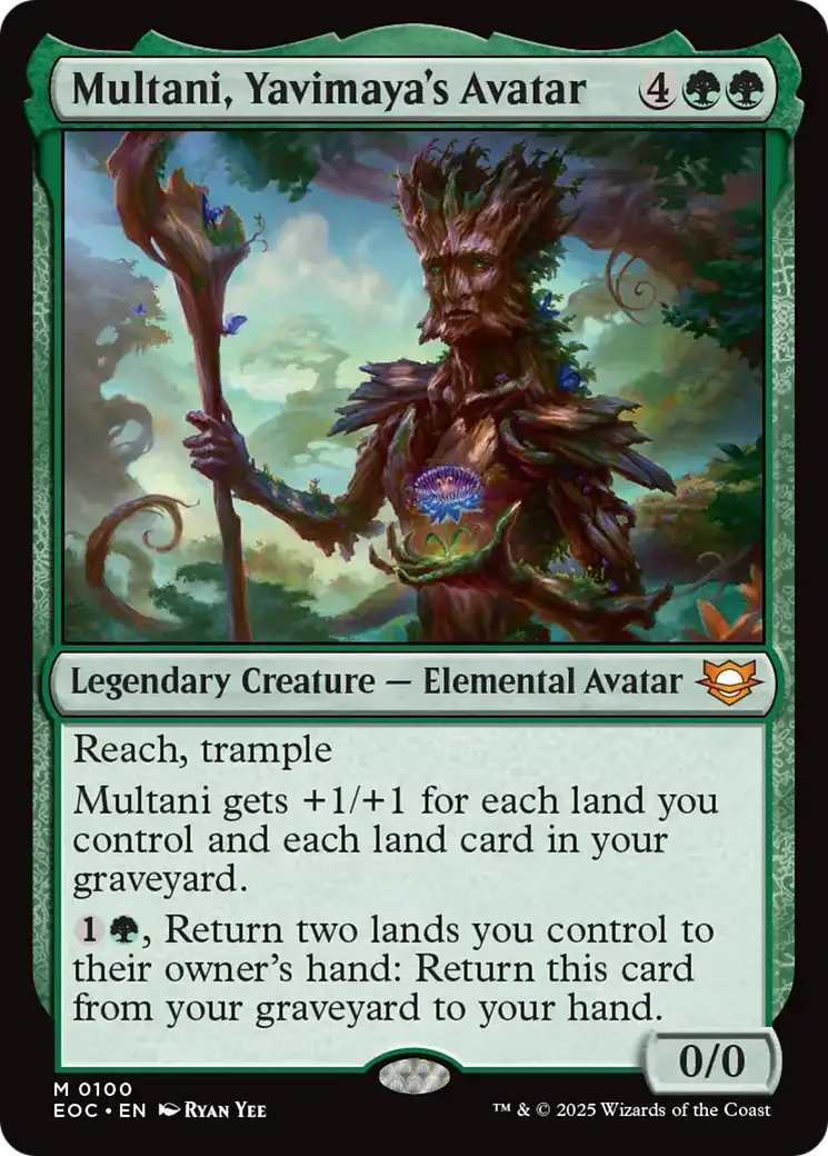 Multani, Yavimaya's Avatar [Edge Of Eternities Commander] 1