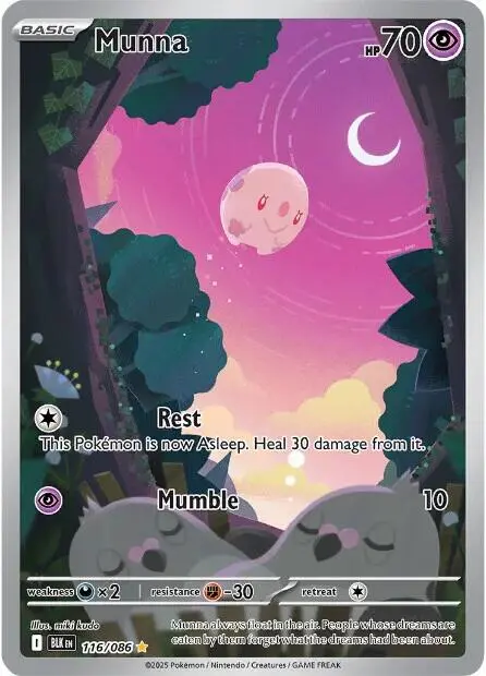 Munna (116/086) [Scarlet & Violet: Black Bolt] 1