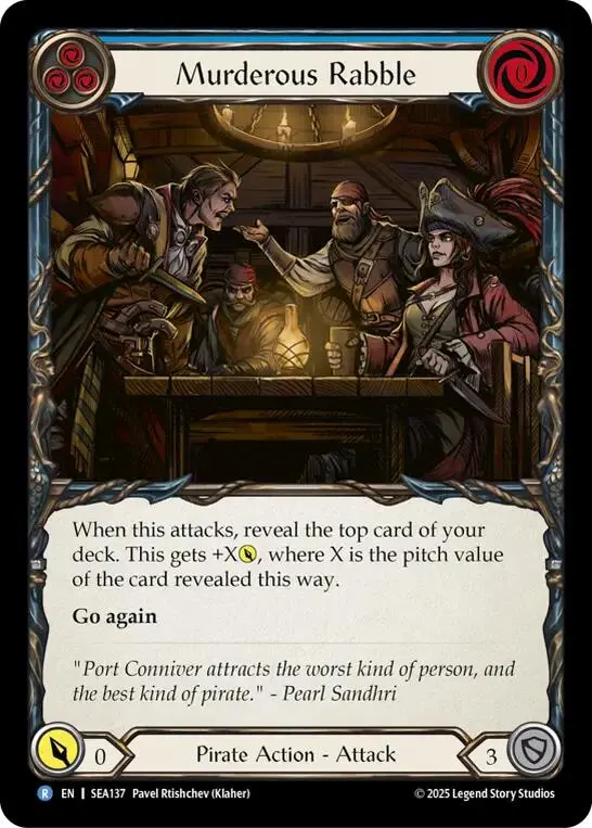 Murderous Rabble [Sea137] (High Seas)  Rainbow Foil 1