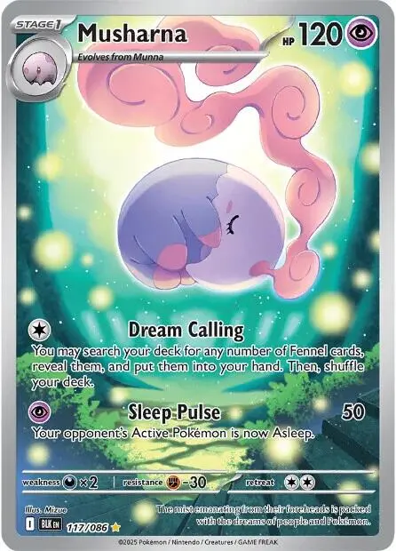Musharna (117/086) [Scarlet & Violet: Black Bolt] 1