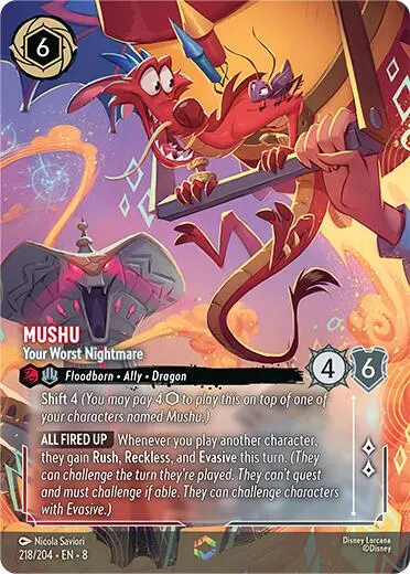Mushu - Your Worst Nightmare (Enchanted) (218/204) [Reign Of Jafar] 1