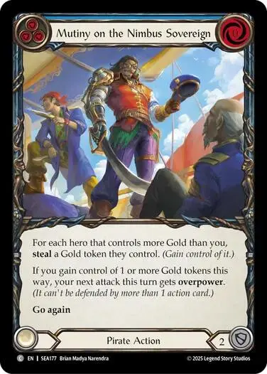 Mutiny On The Nimbus Sovereign [Sea177] (High Seas)  Rainbow Foil 1