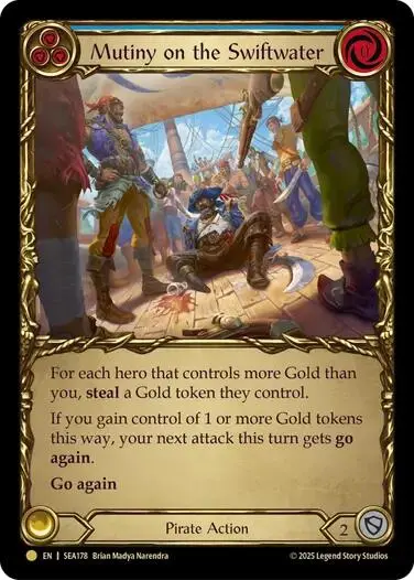 Mutiny On The Swiftwater (Treasure) [Sea178] (High Seas)  Cold Foil 1
