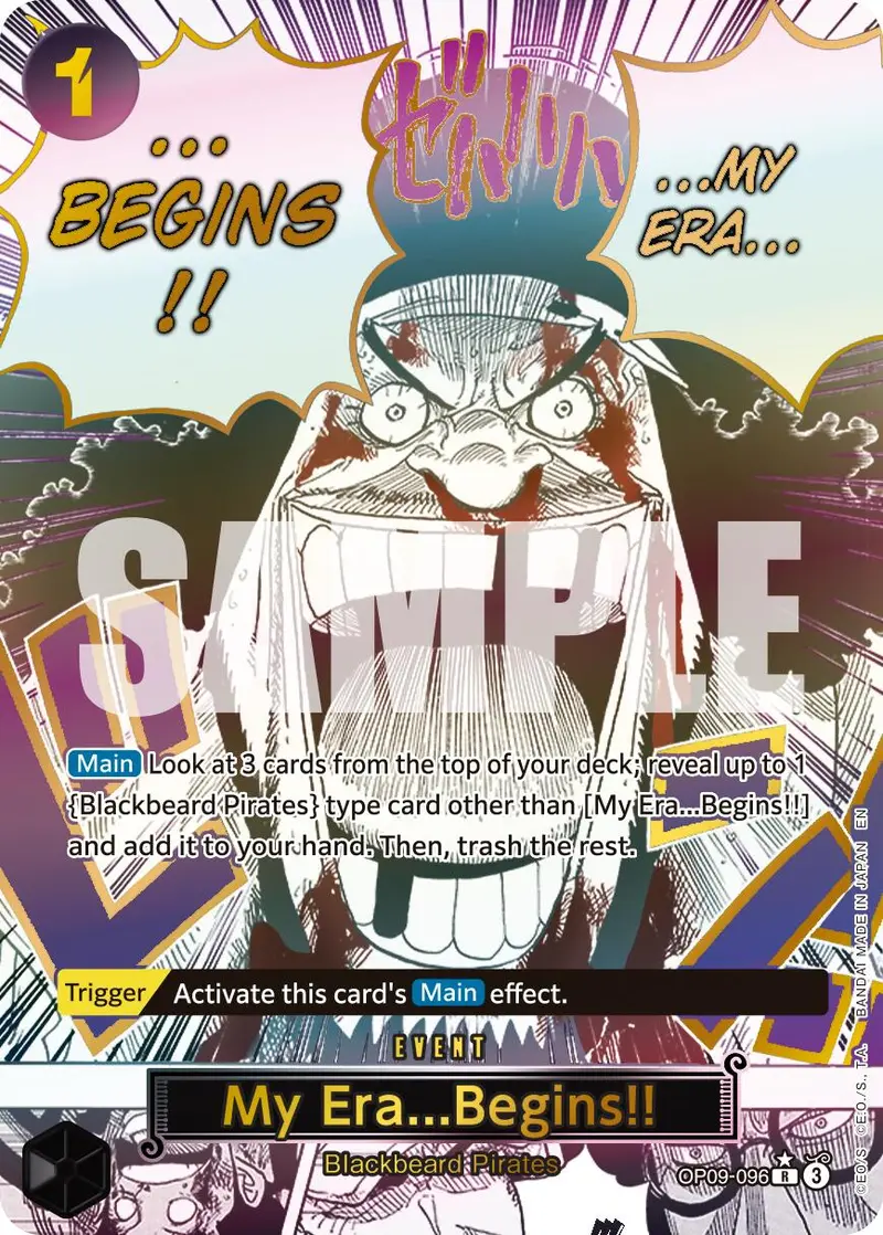 My Era...Begins!! (Alternate Art) [Premium Booster -The Best- Vol. 2] 1