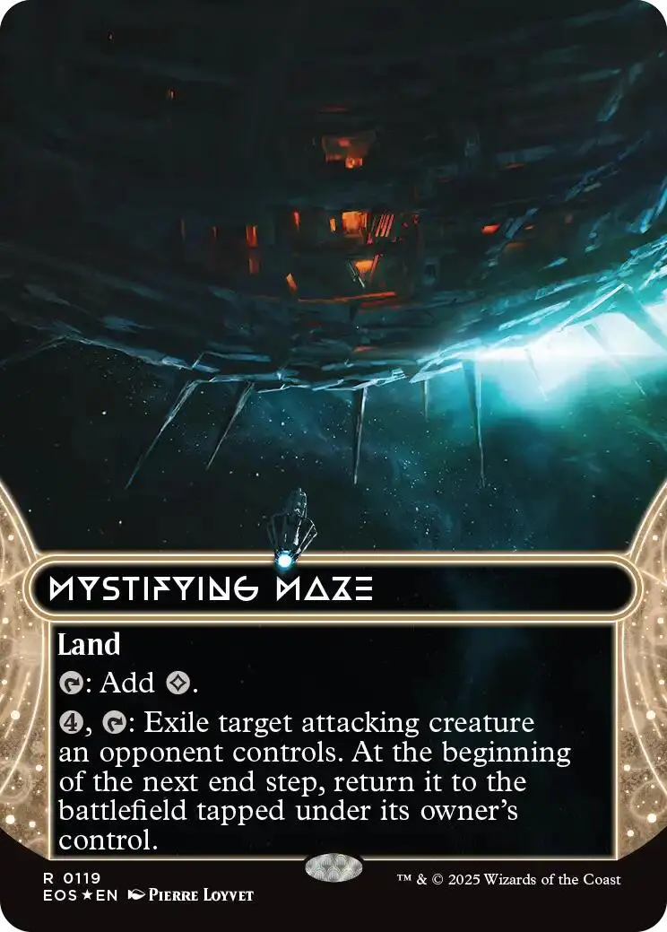 Mystifying Maze (0119) (Borderless) (Galaxy Foil) [Edge Of Eternities: Stellar Sights] 1