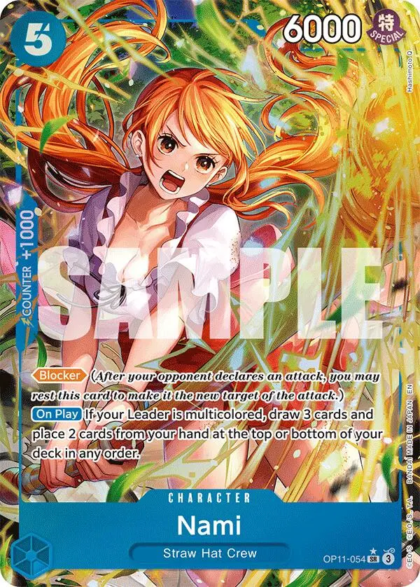Nami (054) (Alternate Art) [A Fist Of Divine Speed] 1