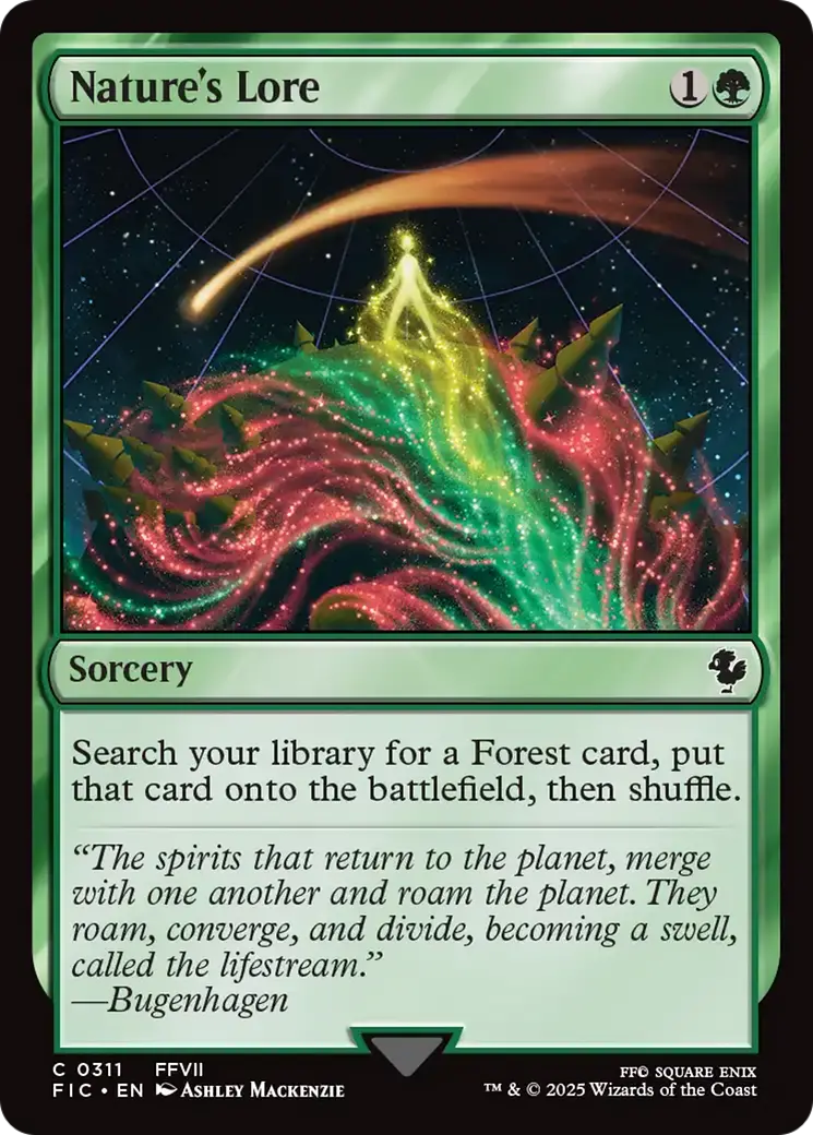 Nature's Lore [Final Fantasy Commander] 1