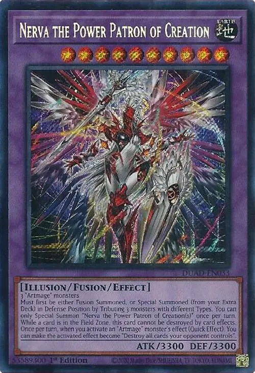 Nerva The Power Patron Of Creation [Duad-En033] Secret Rare 1