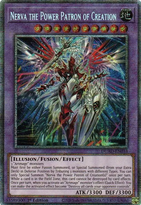 Nerva The Power Patron Of Creation (Starlight Rare) [Duad-En033] Starlight Rare 1
