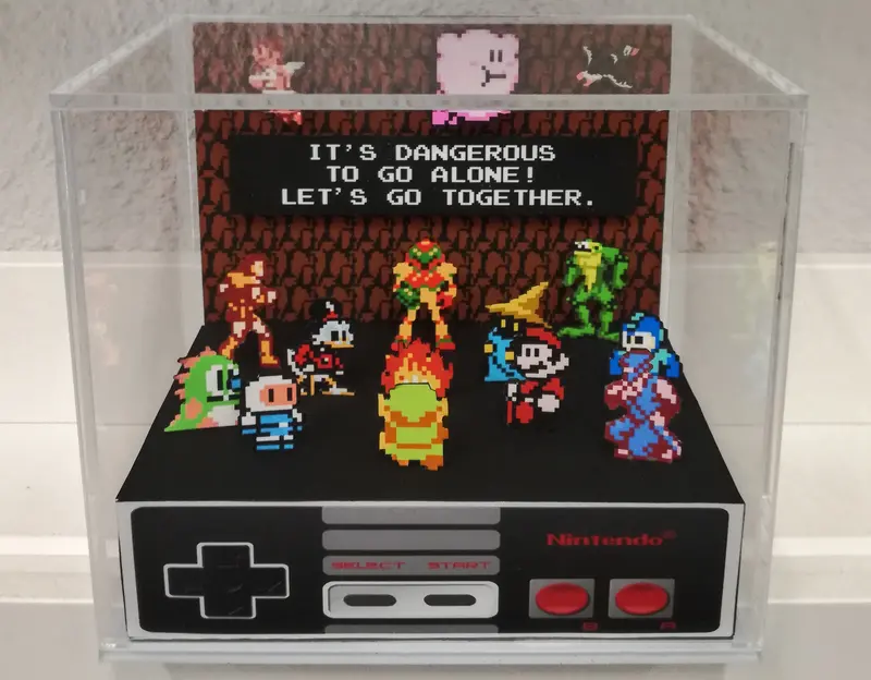 Nes Characters Cubic Diorama 1