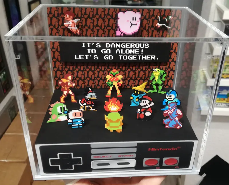 Nes Characters Cubic Diorama 2