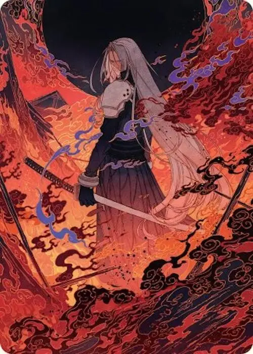 Nibelheim Aflame Art Card [Final Fantasy Art Series] 1