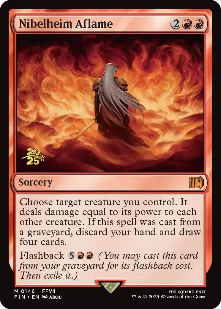 Nibelheim Aflame [Final Fantasy Prerelease Promo] 1