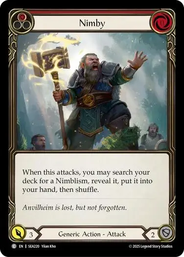Nimby (Red) [Sea220] (High Seas)  Rainbow Foil 1