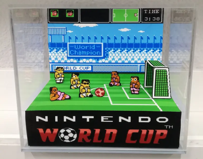 Nintendo World Cup Cubic Diorama 1