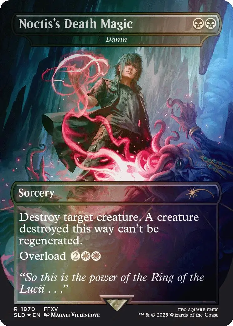 Noctis's Death Magic - Damn (Rainbow Foil) [Secret Lair Drop Series] 1