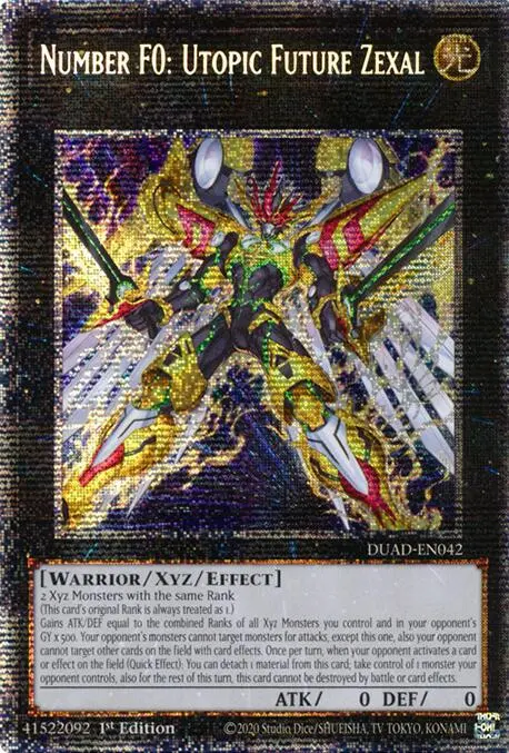 Number F0: Utopic Future Zexal (Starlight Rare) [Duad-En042] Starlight Rare 1