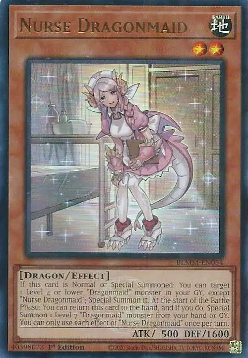 Nurse Dragonmaid [Blmm-En054] Ultra Rare 1