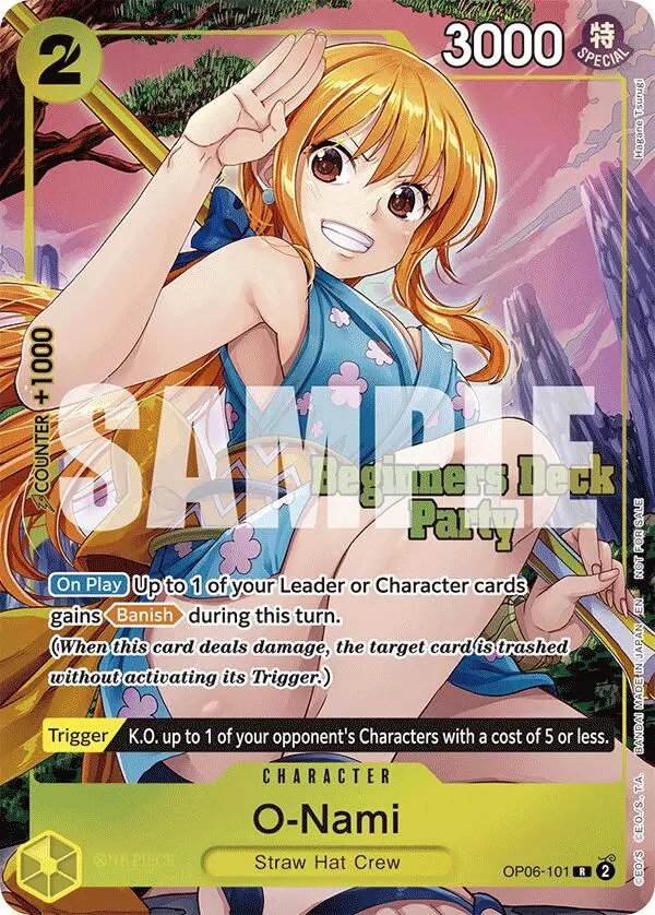 O-Nami (St-23 - St-28 Beginners Deck Party) [Winner] [One Piece Promotion Cards] 1