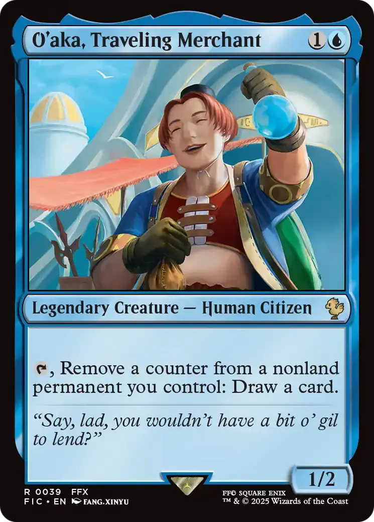 O'aka, Traveling Merchant [Final Fantasy Commander] 1