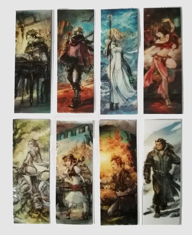 Octopath Traveler Bookmarks 1